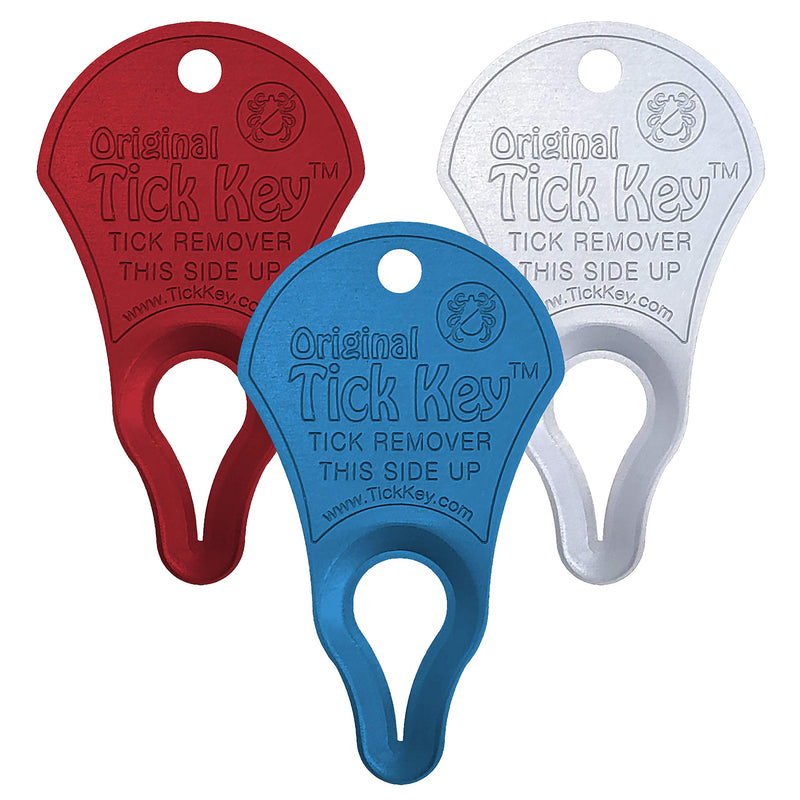 The Original Tick Key -Tick Removal Device - Portable, Safe and Highly Effective Tick Removal Tool - 3 Pack (USA) - PawsPlanet Australia