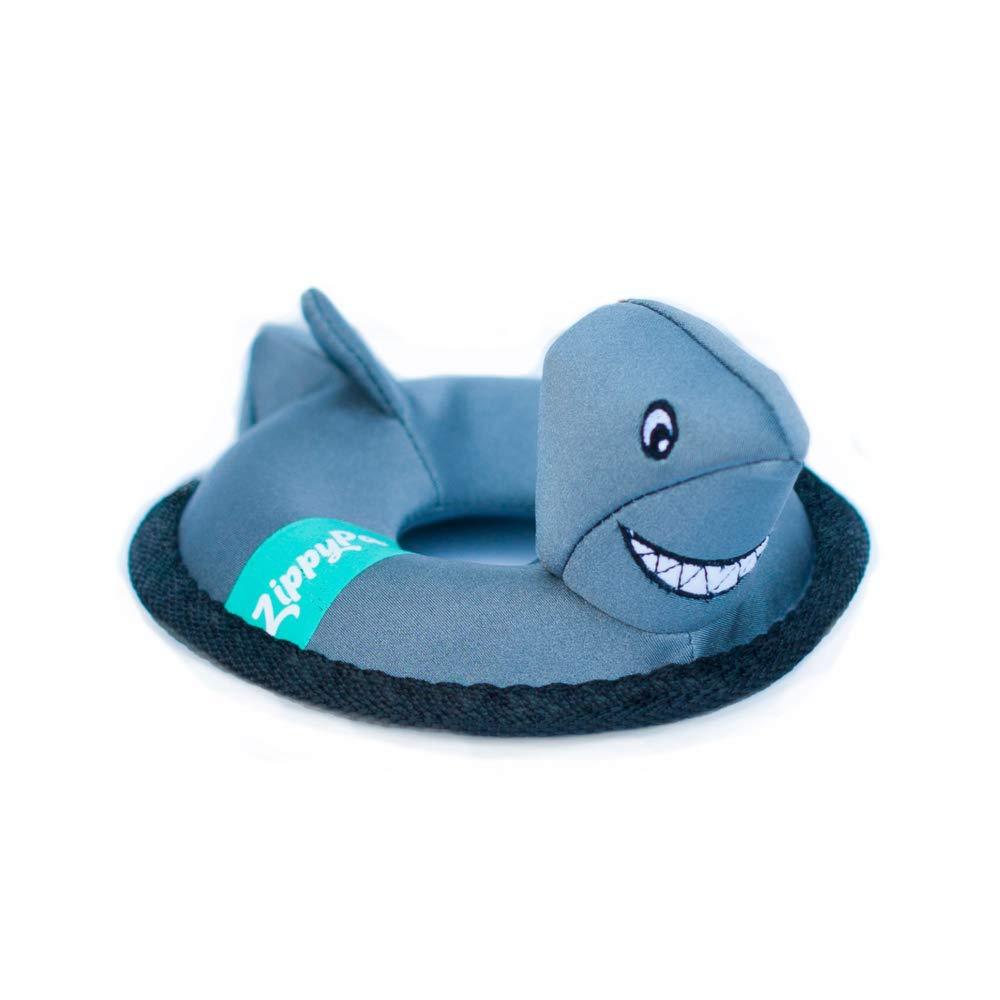 ZippyPaws - Floaterz, Outdoor Floating Squeaker Dog Toy Shark - PawsPlanet Australia