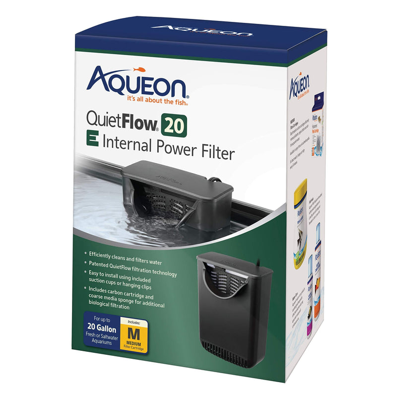 Aqueon QuietFlow E Internal Power Filter Medium - 20 Gallon - PawsPlanet Australia