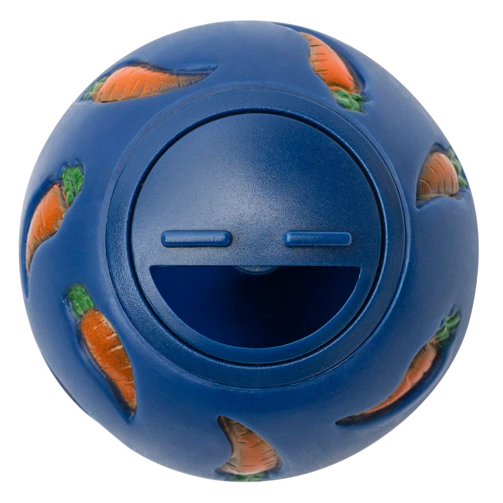 Niteangel Treat Ball, Snack Ball for Small Animals (Small, Blue) - PawsPlanet Australia