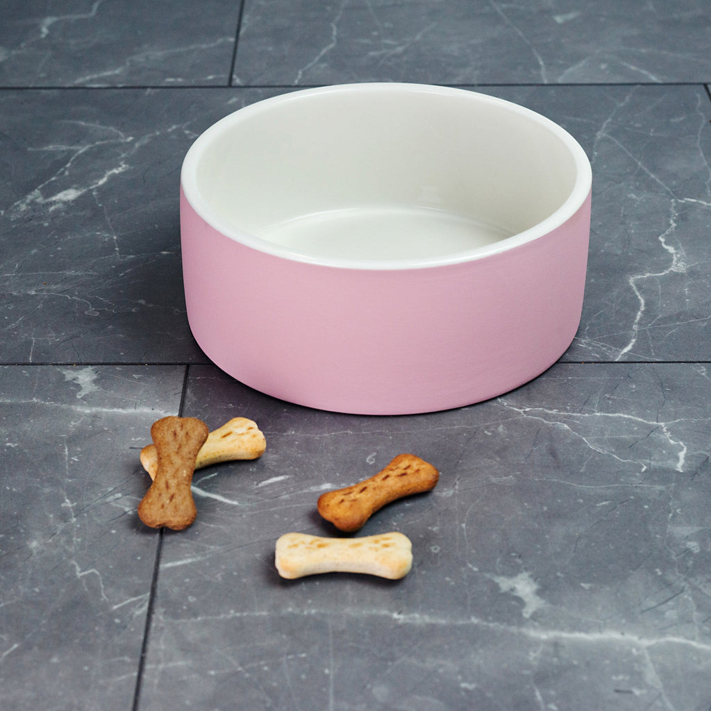 [Australia] - Magisso Happy Pet Project Naturally Cooling Ceramics Water Bowl tal-lt Pink 