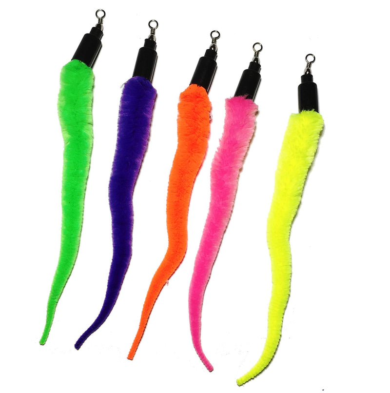 Pet Fit For Life 5 Piece Replacement Pack of Worms for Interactive Cat and Kitten Toy Wands - PawsPlanet Australia