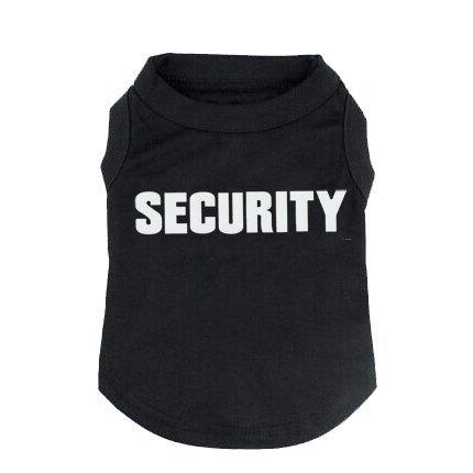 BINGPET Security Dog Shirt Summer Clothes for Pet Puppy Tee Shirts Dogs Costumes Cat XXXL - PawsPlanet Australia