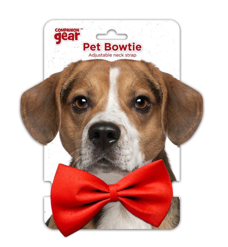 [Australia] - Companion Gear 70050 Holiday Pet Bow Tie, Small/Medium, Red 