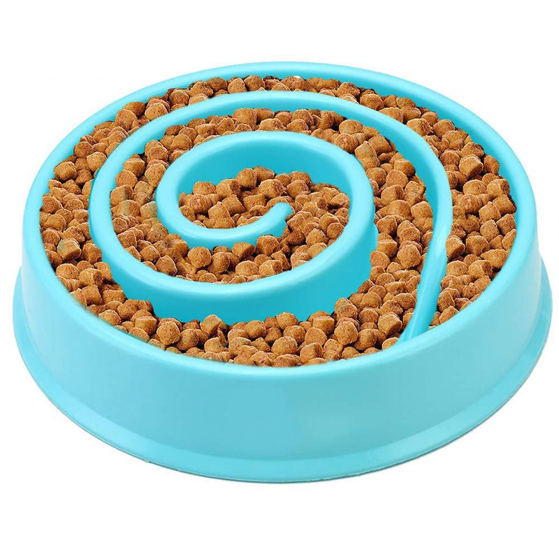 [Australia] - SunGrow Slow Dog Feed Bowl, 7.5 Inches in Diameter, Prevents Canine Obesity, Promotes Fun, Interactive, Slow Eating, Curb Appetite, Enriches Dog’s Meal Time, Protect from Choking, 1 Piece 