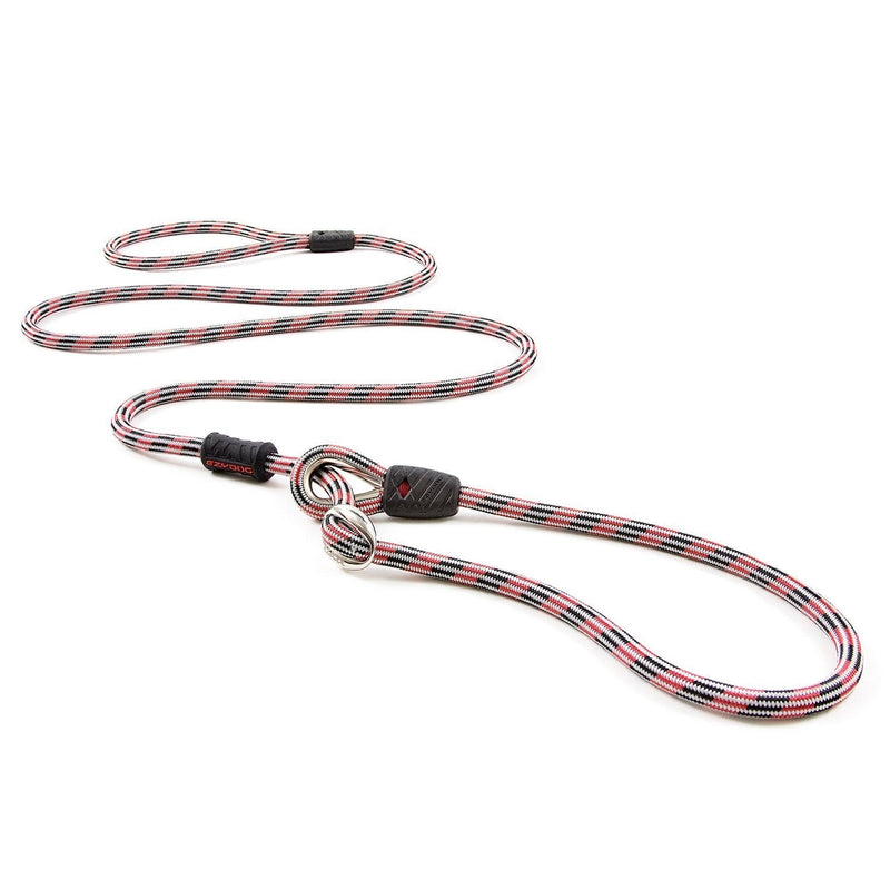 [Australia] - EzyDog Luca All-in-One Slip Collar Climbing Rope Dog Leash Combo - Best Dog Lead for Control, Training, Correction, and Exercising - Perfect for Medium and Large Dogs (Standard, Black) Standard Red 