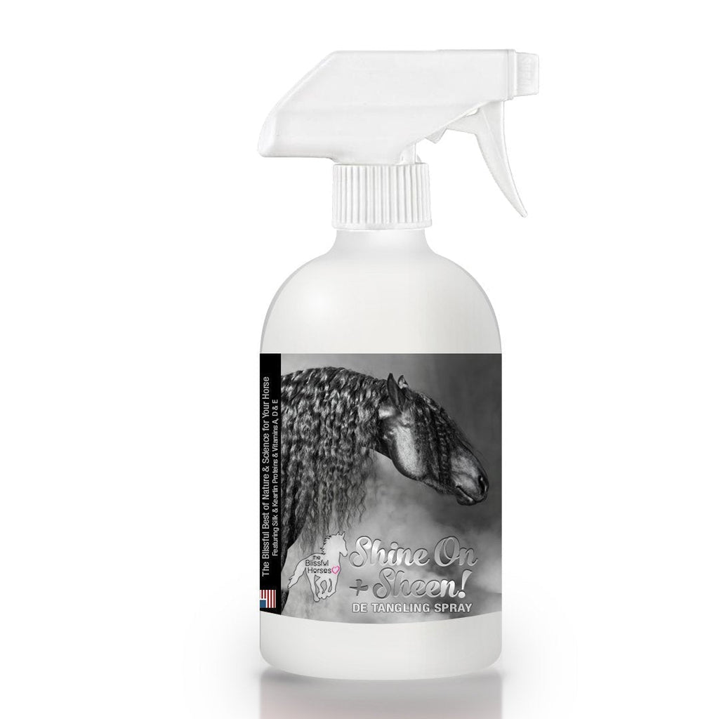 [Australia] - The Blissful Horses Shine-On Detangling Spray, 16-Ounce 