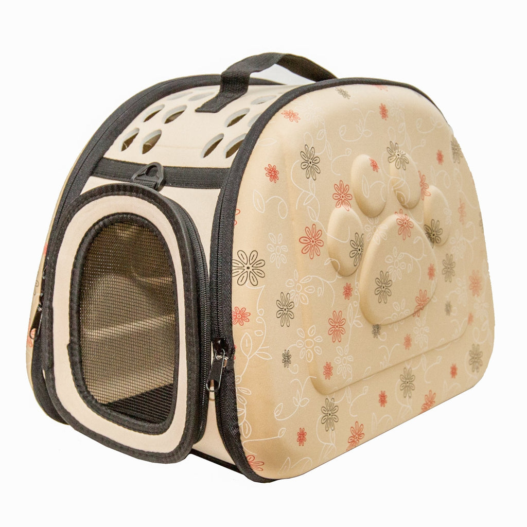 [Australia] - PetLike Airline Approved Pet Carrier Soft Sided Collapsible Travel Bag for Cats & Small Dogs 17"x10.5"x12.2" Yellow 