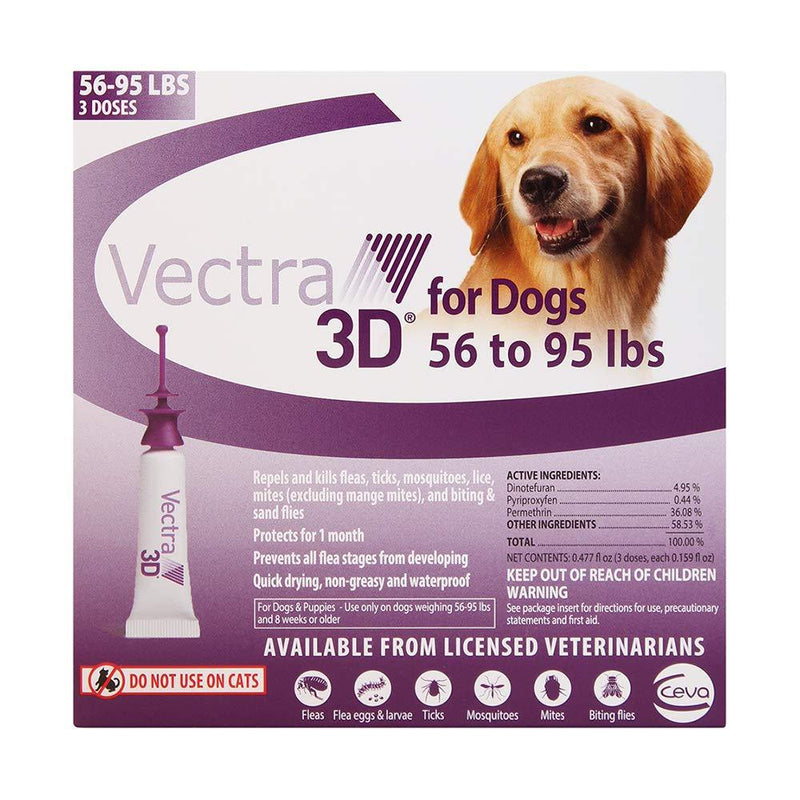 VECTRA 3D Large Dog 56lbs to 95lbs - PawsPlanet Australia