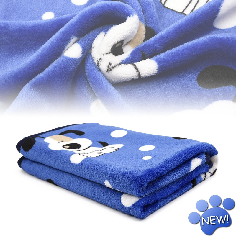 [Australia] - KIWITATA kiwitatá Super Soft Puppy Dog Cat Blanket Premium Flannel Dog Kitten Sleep Bed Cover Mat for Dog Beds/Crate/Kennels (Large,41×30 inch) 