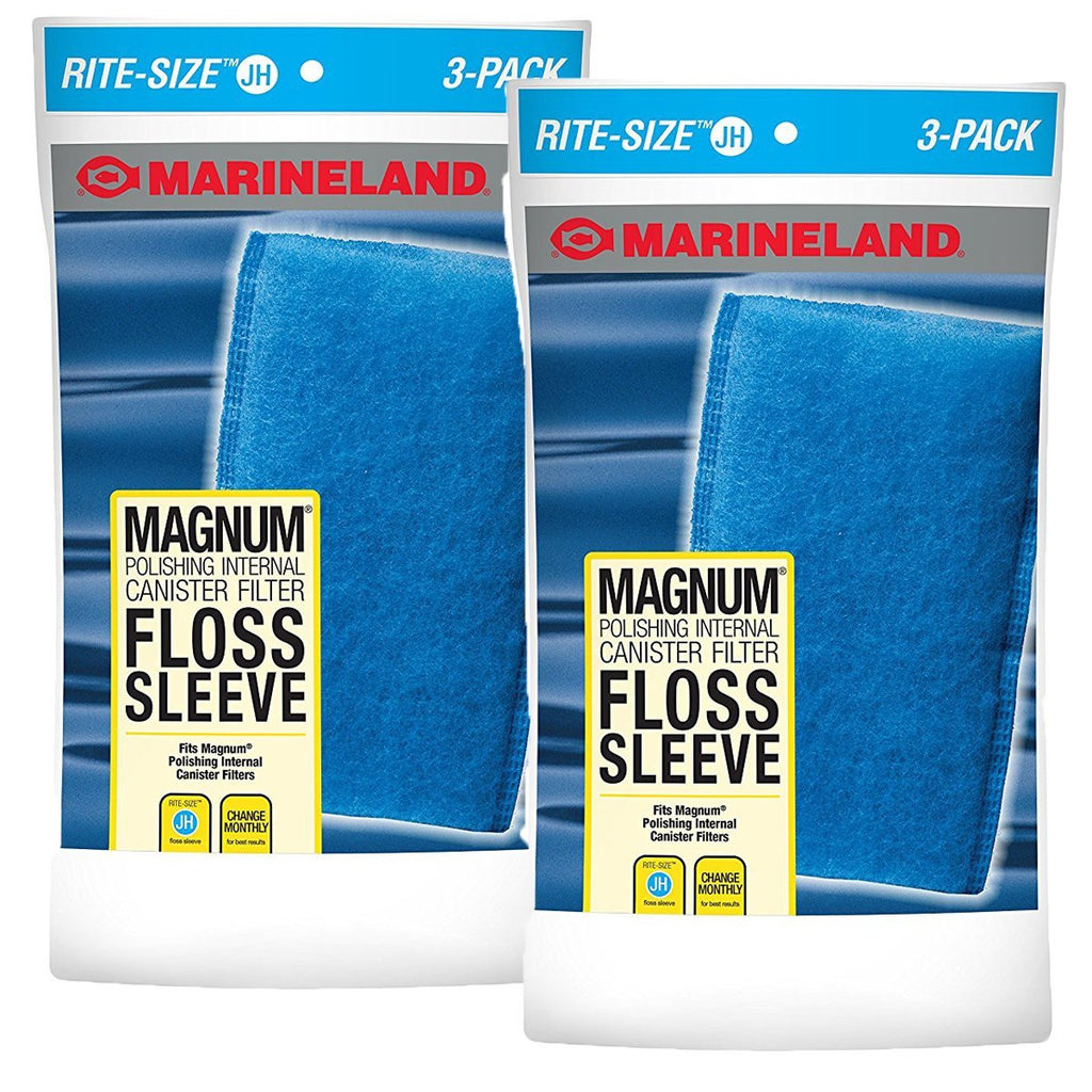 [Australia] - Marineland ML90769 JH Floss Sleeve Magnum Polishing Internal Filter (6 Pack) 