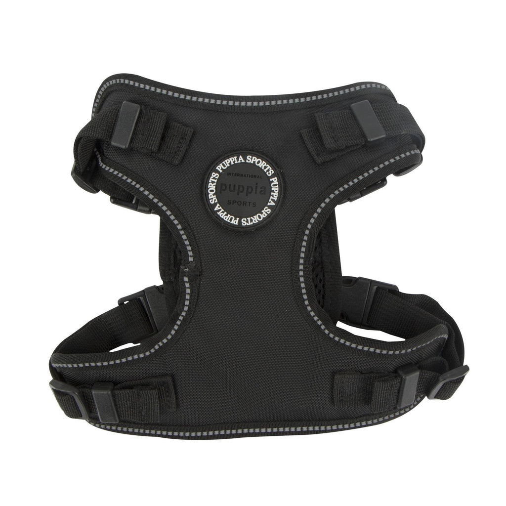 [Australia] - Puppia PLRA-HF9323 Black Trek Safety Harness F Pet-Vest-Harnesses Large 