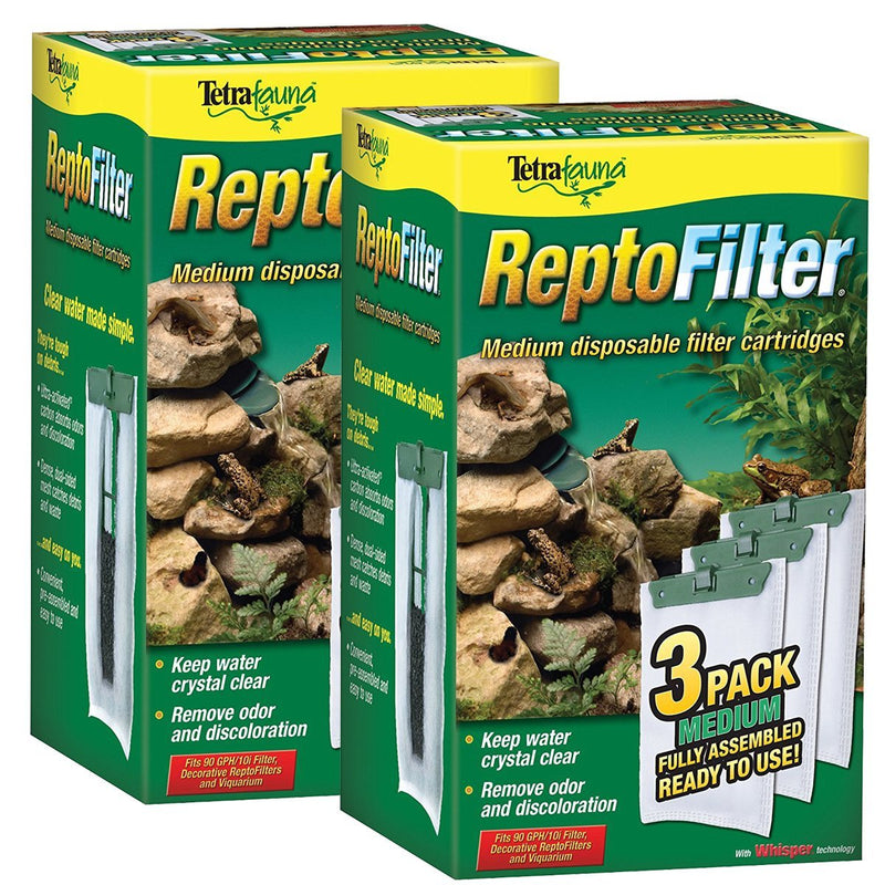 [Australia] - Tetra ReptoFilter Filter Cartridges, Medium, 6-Pack 