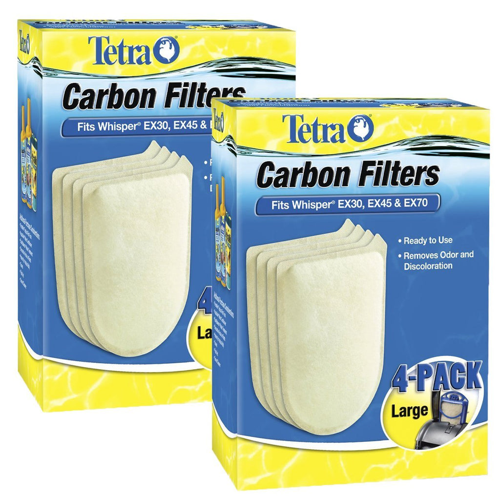 [Australia] - Tetra 26332 Whisper EX Carbon Filter Cartridges, Large, 8-Pack 