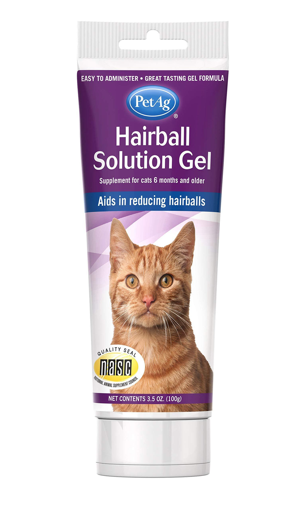 PetAg Hairball Solution Cat Gel, 3.5 oz - PawsPlanet Australia