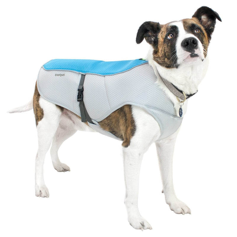 [Australia] - FrontPet Dog Cooling Vest with Adjustable Side Straps and Highly Visible Reflective Padding, Fits Most Medium and Large Breed Dogs 