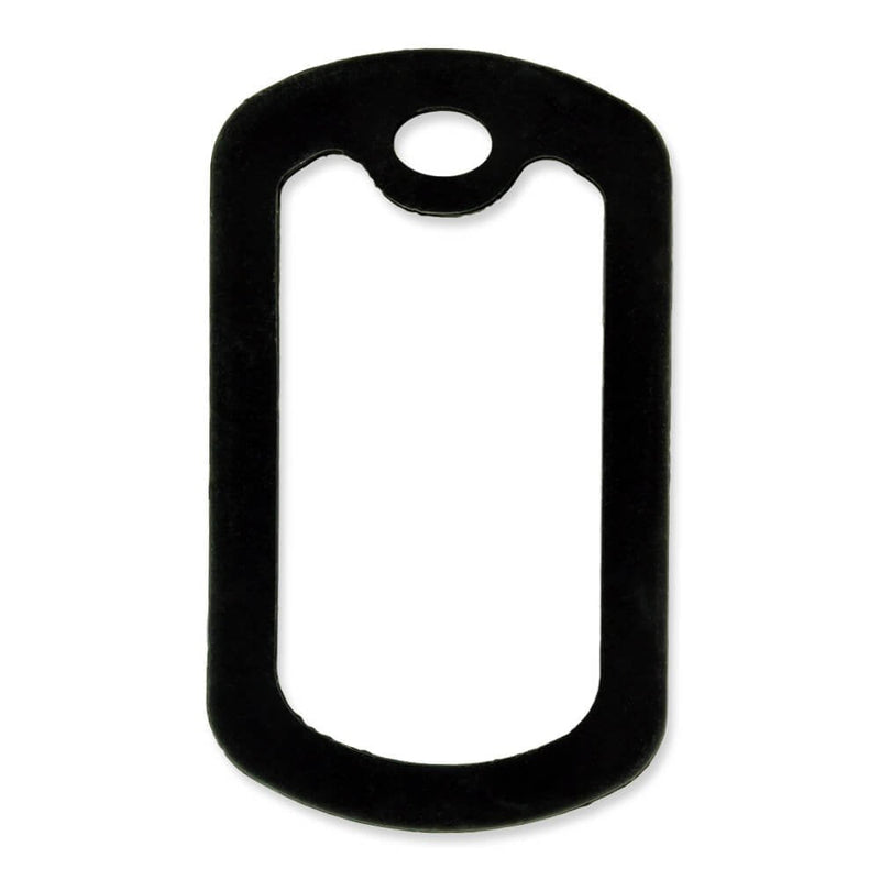 PinMart 5 Pack Military Style Dog Tag Silicone Silencer - Black - PawsPlanet Australia