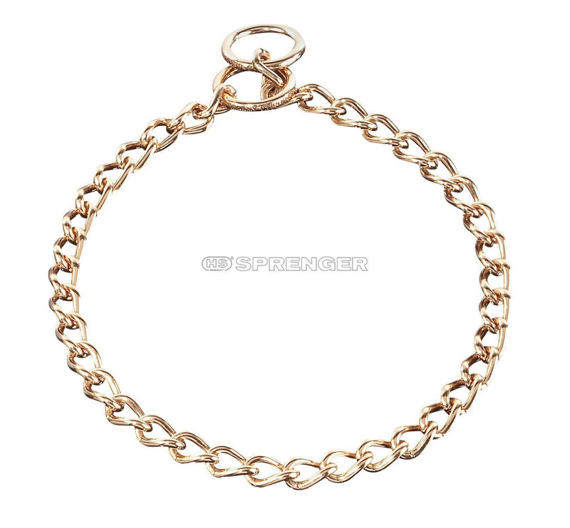 Herm Sprenger 22 Inch (55cm) Curogan 3.0 mm Choke Chain Slip Collar - PawsPlanet Australia