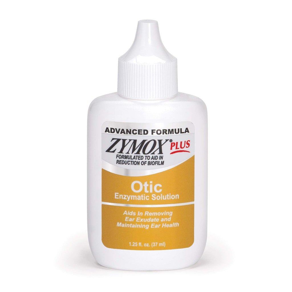 Zymox Advanced Formula Otic Plus Enzymatic Ear Solution for Dogs and Cats Without Hydrocortisone, 1.25oz - PawsPlanet Australia