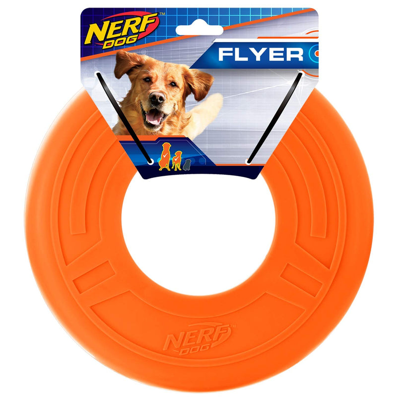 Nerf Dog 10in Atomic Flyer - Orange - PawsPlanet Australia