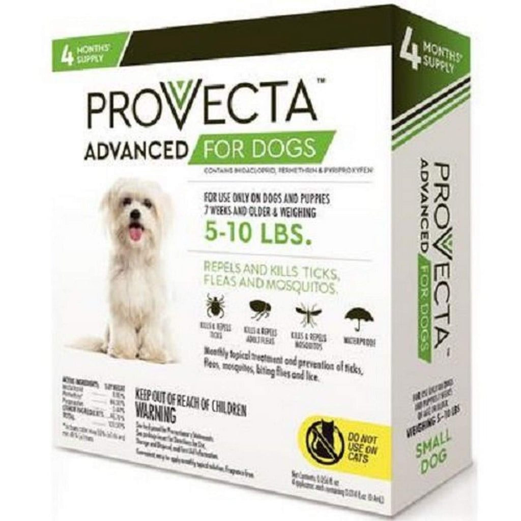 Provecta 4 Doses Advanced for Dogs, Small/5-10 lb - PawsPlanet Australia