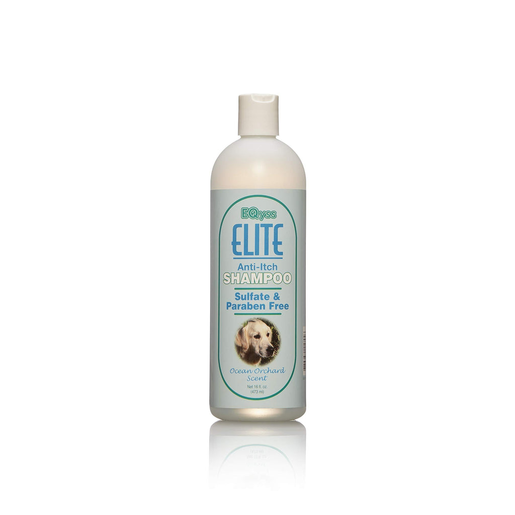 [Australia] - EQyss Elite Anti-Itch Pet Shampoo - Fortified with Aloe for Immediate Relief. Anti-Itch Shampoo. Sulfate & Paraben Free. pH balanced. Cruelty Free & Vegan. Ocean Orchard Scent. Made in the USA. 