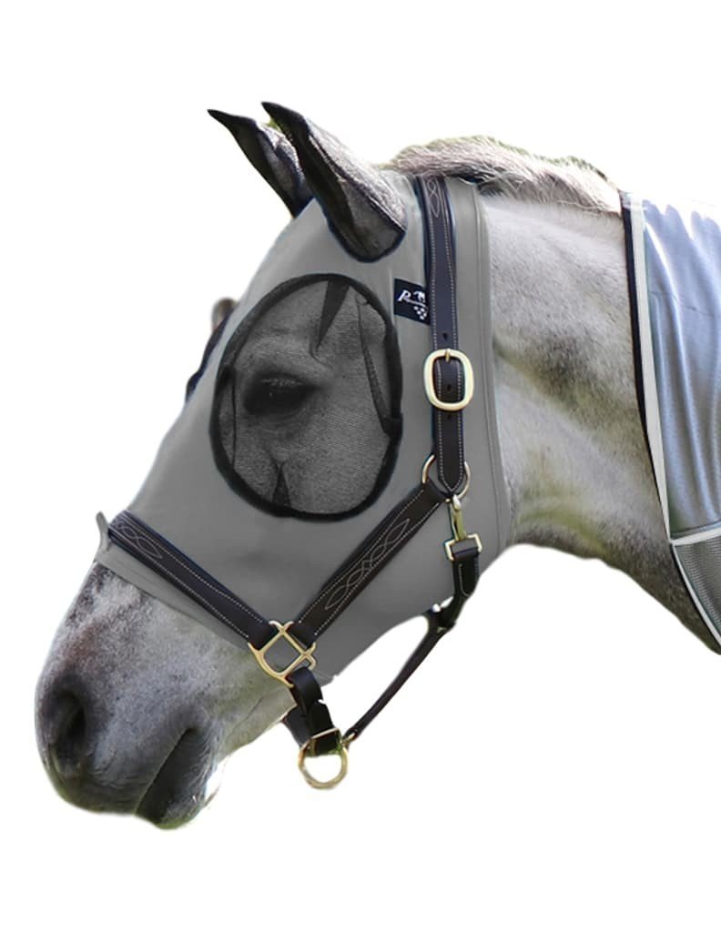 Professional`S Choice Comfort Fit Fly Mask Charcoal COB - PawsPlanet Australia