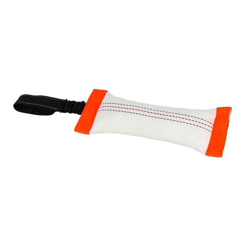 Kerbl Training Dummy with Loop, 30 x 8.5 cm, White/Orange - PawsPlanet Australia