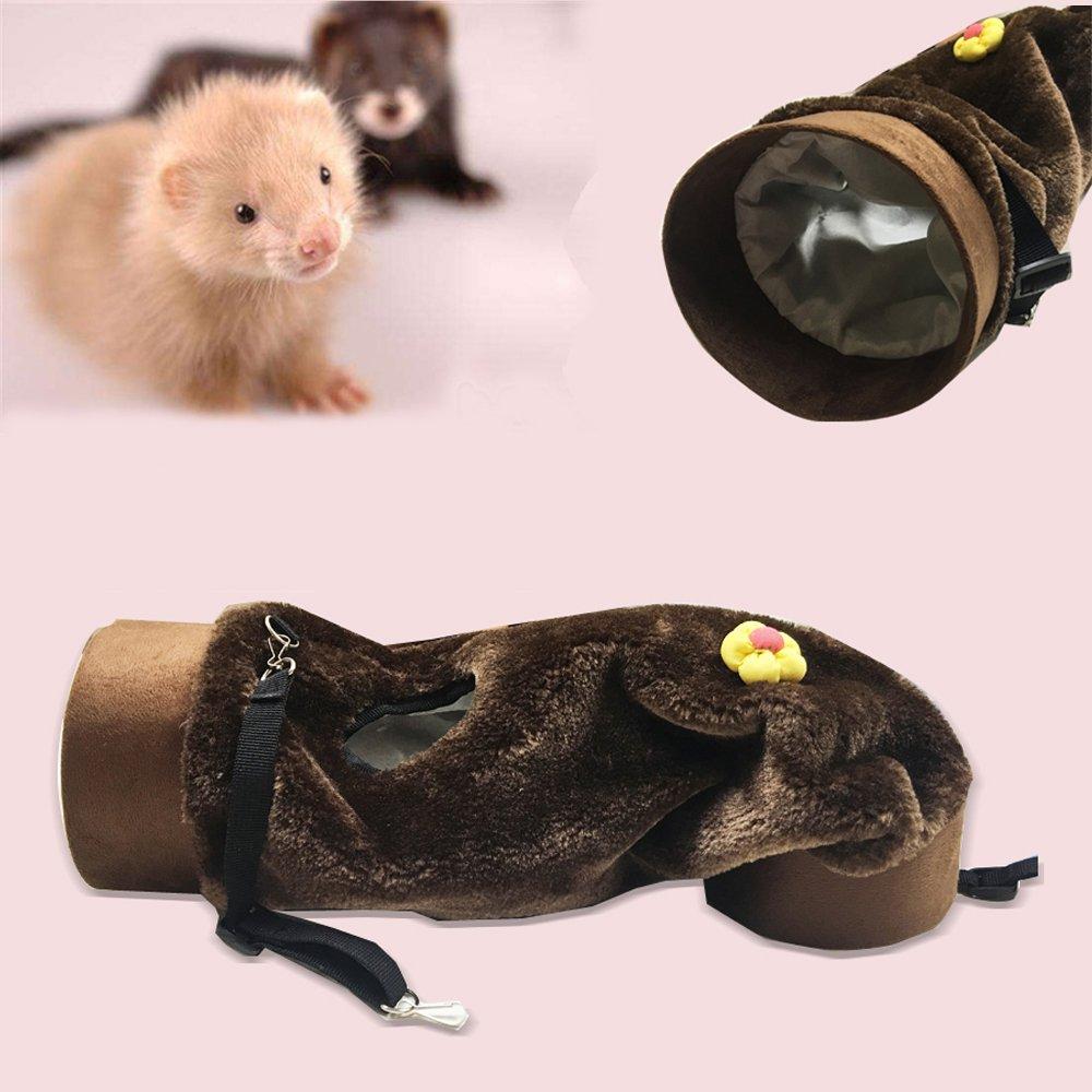 [Australia] - Vndaxau Hamster Soft Cuddly Tunnel Hammock Tubes Hanging Cage Toys Snuggle Hut Living Habitat for Guinea Pig 