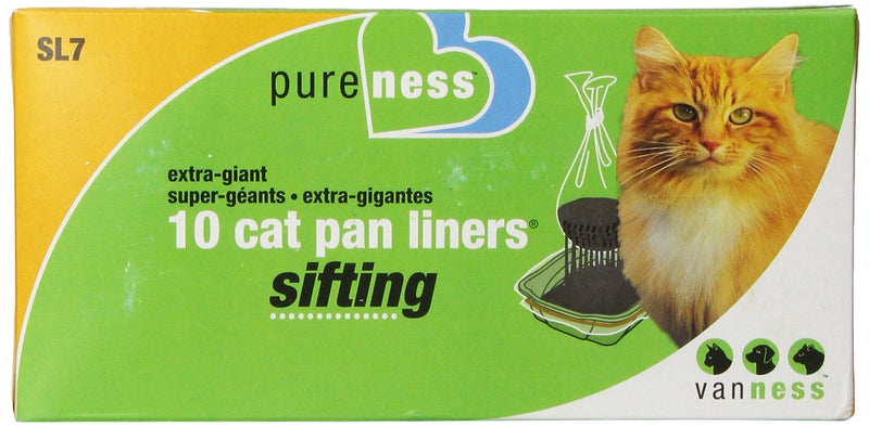Van Ness Extra Giant Sifting Cat Pan Liners, 10 Count 2 Pack (10 ct) - PawsPlanet Australia