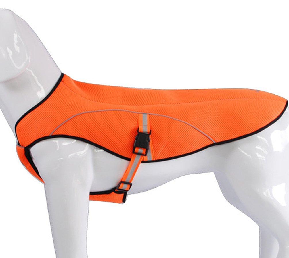 SGODA Dog Cooling Vest Harness Jacket Cooler Medium Chest 18-22" orange - PawsPlanet Australia