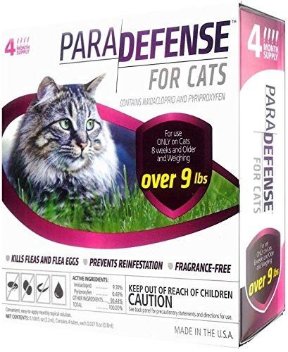 Para Defense 10+ lb Cat Pet Flea Control Supply, Large - PawsPlanet Australia