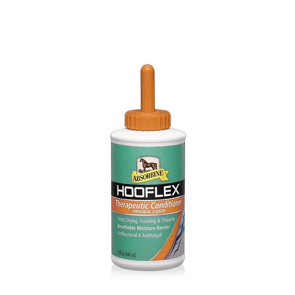 HOOFLEX Horse 15 oz Hoof Dressing Oil Therapeutic Conditioner Anti-fungal Moisturizer with Applicator - PawsPlanet Australia