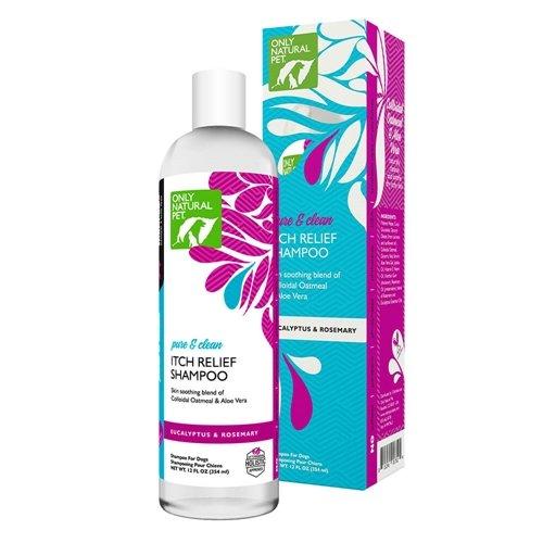 [Australia] - Only Natural Pet Pure and Clean Anti Itch Relief Shampoo for Dogs with Colloidal Oatmeal Eucalyptus and Rosemary Essential Oils 12 Fl Oz 