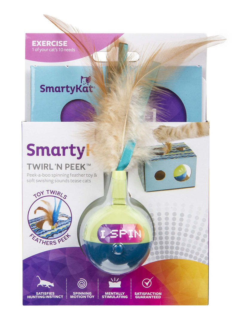 [Australia] - SmartyKat Electronic Motion Cat Toys Twirl & Peek 