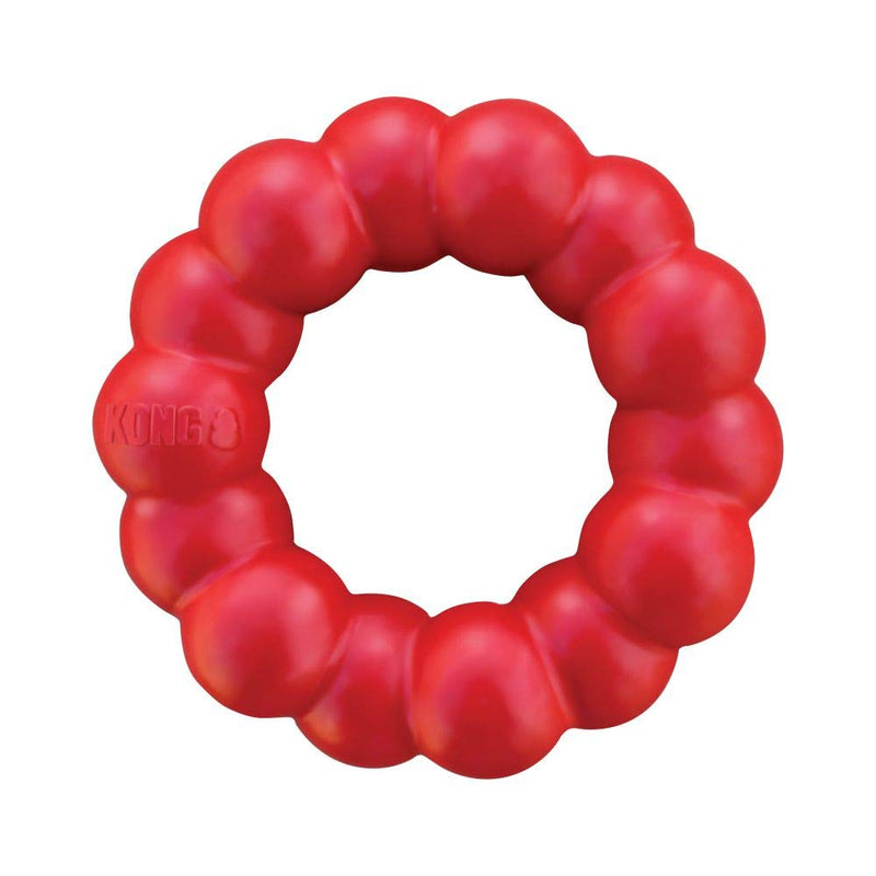 KONG - Ring - Durable Rubber Dog Chew Toy Small Standard Packaging - PawsPlanet Australia