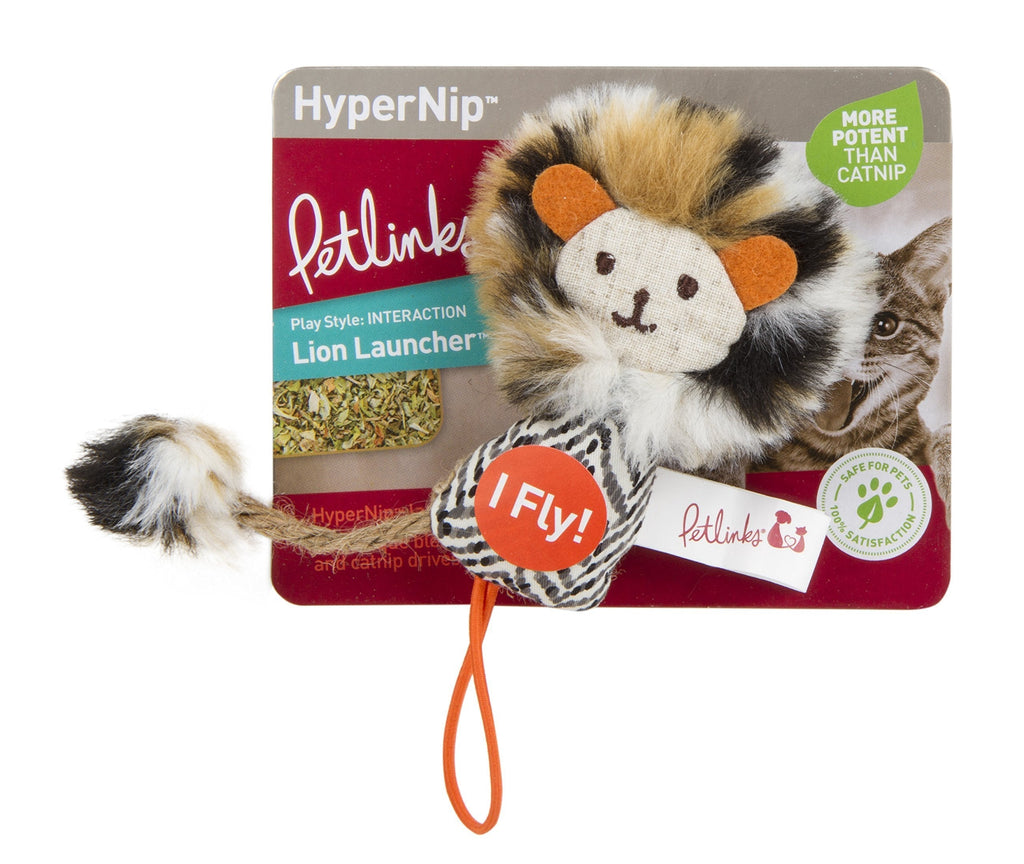 [Australia] - Petlinks HappyNip Catnip Cat Toys with Exciting Silvervine and Catnip Lion Launcher 