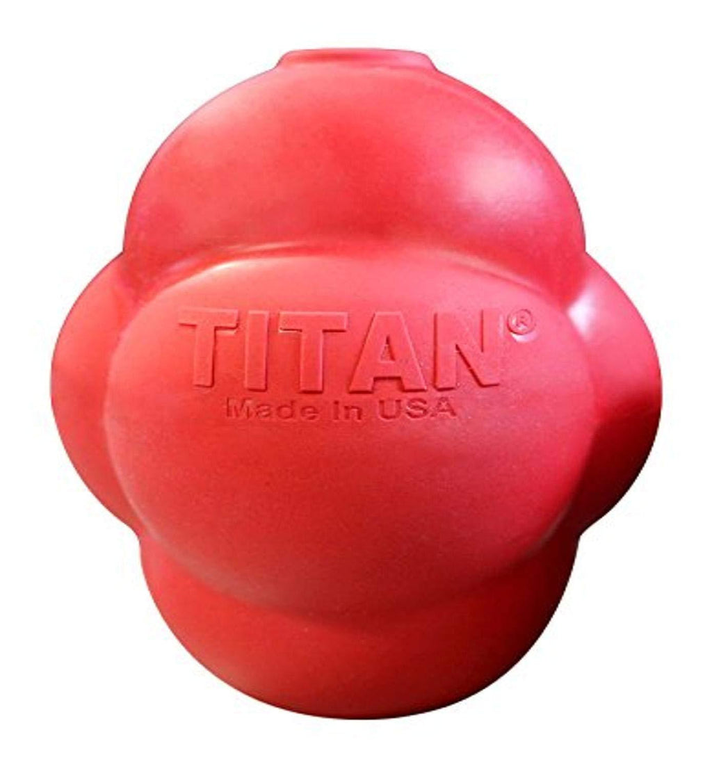 [Australia] - Titan Busy Bounce, Tough Durable Treat Dispensing Dog Toy With Unpredictable Bounce | Made in USA Large 