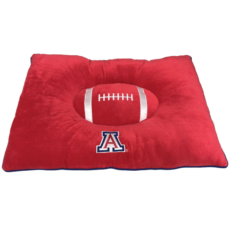 [Australia] - NCAA PET Bed - Arizona Wildcats Soft & Cozy Plush Pillow Bed. - Football Dog Bed. Cuddle, Warm Collegiate Mattress Bed for Cats & Dogs 