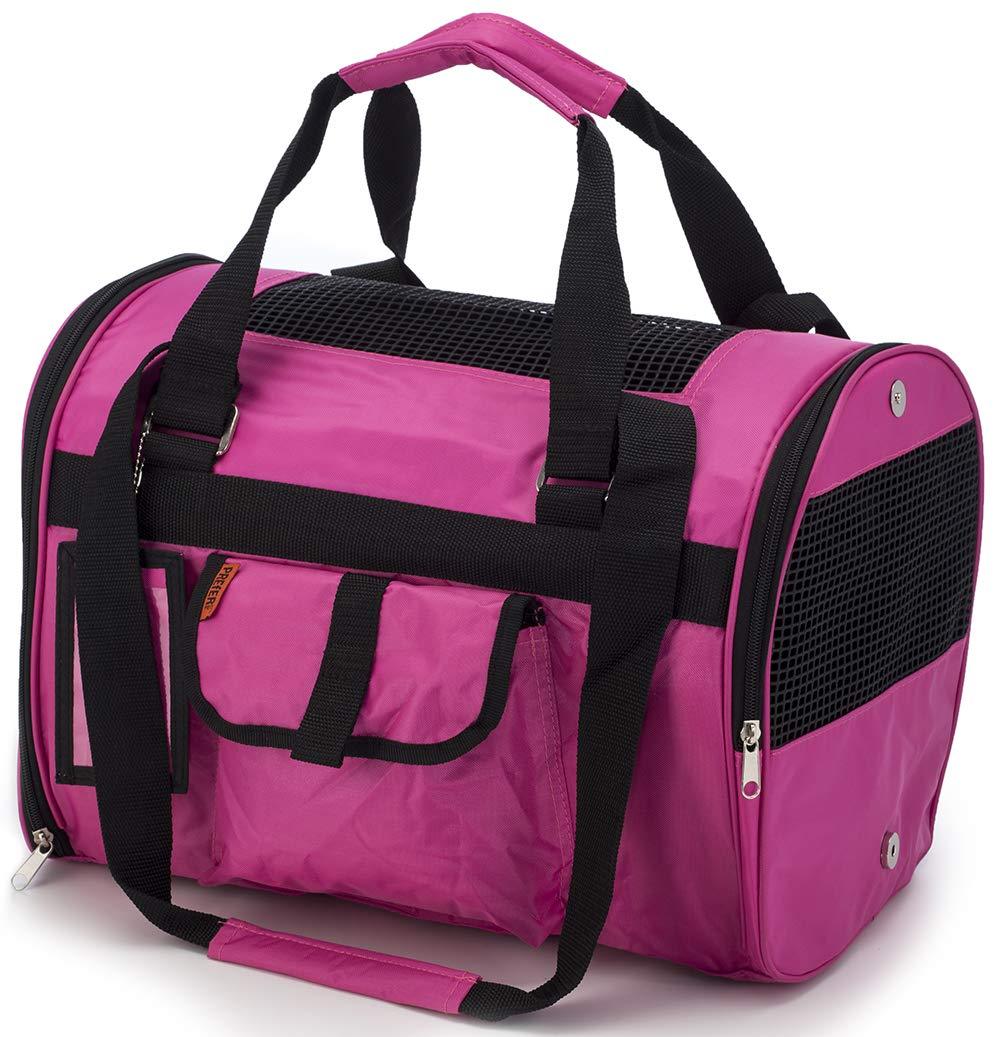 [Australia] - Prefer Pets 566 Jet Carrier for Pets (Fuchsia) - Airline Approved, Perfect for Small Animals, Dogs and Cats 