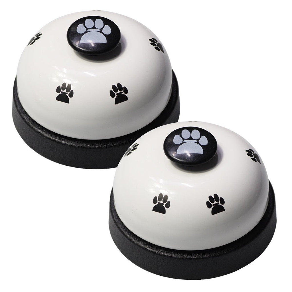 [Australia] - VIMOV Pet Training Bells, Set of 2 Dog Bells for Potty Training and Communication Device White 