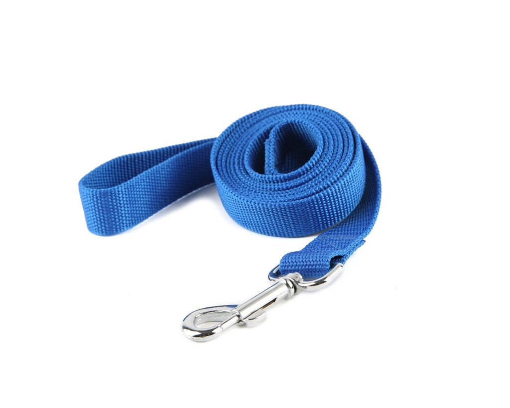 [Australia] - Strong Durable Nylon Dog Leash, for Medium Large Dogs Walking, Training or Exploring, 10 feet Long 1 inch Wide Blue 