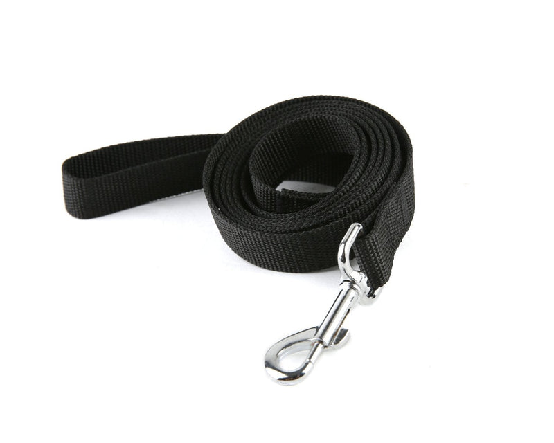 [Australia] - Strong Durable Nylon Dog Leash, for Medium Large Dogs Walking, Training or Exploring, 10 feet Long 1 inch Wide Black 