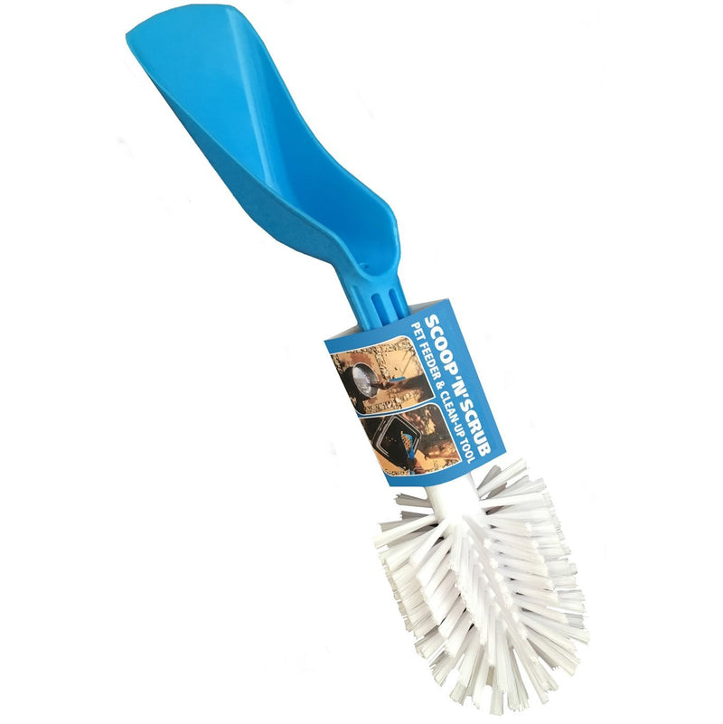 [Australia] - Gutter Whiskers Scoop N Scrub, Pet Feed and Clean Up Tool, by Browns Brushware 