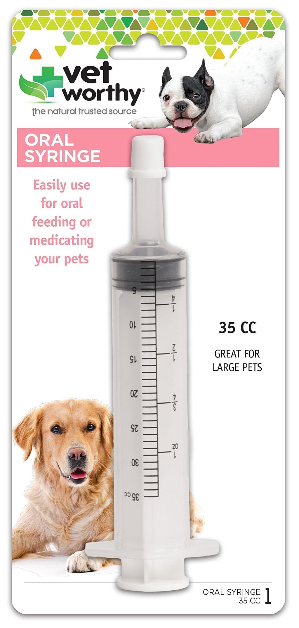 [Australia] - Vet Worthy Pet Oral Syringe for Dogs 35cc 