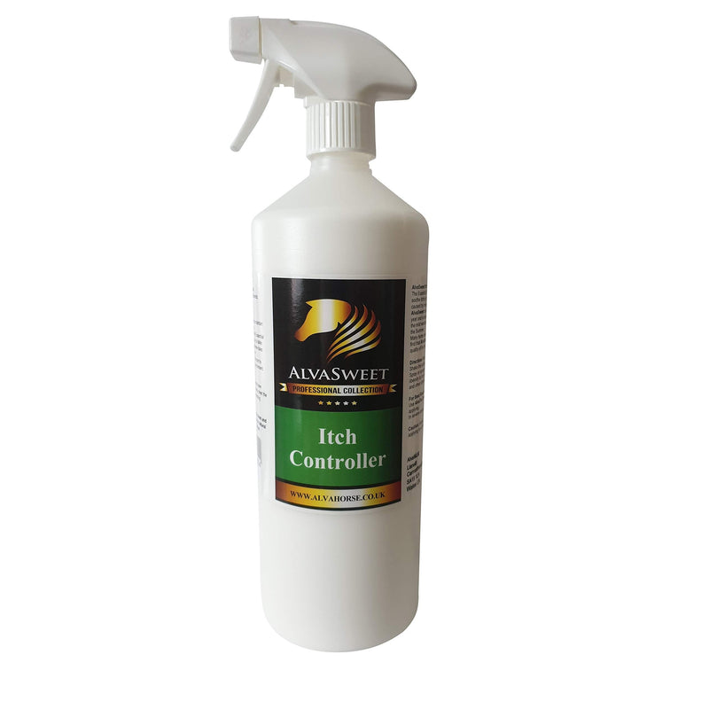 AlvaHorse AlvaSweet Itch Controller 1 Litre Spray - Life Saving Sweet Itch Product For All Breeds and Types of Horses - Detested by the Mosquito Midges and Horse Flies - Loved by Our Equine Friends - PawsPlanet Australia