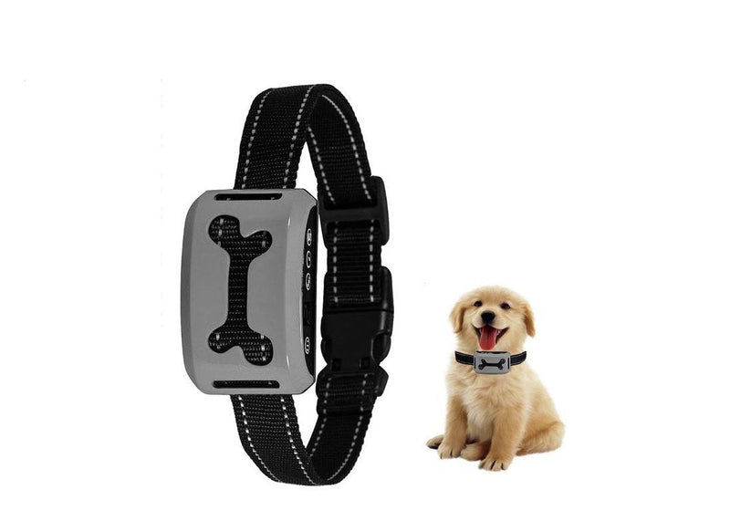 [Australia] - ZELVAH Rechargeable No Bark Collar - Beep/Vibration/No Shock Collar for Small, Medium, Large Dogs-7 Sensitivity Levels / 100% Waterproof/Reflective Strap 