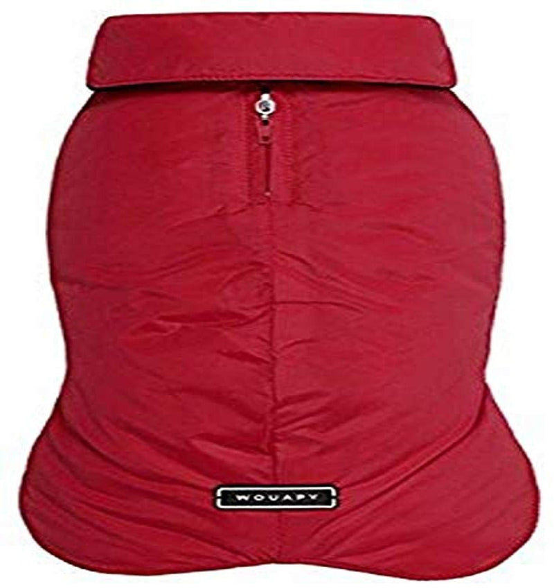 Wouapy Raincoat for Dogs Red S-10-12 inches in length - PawsPlanet Australia