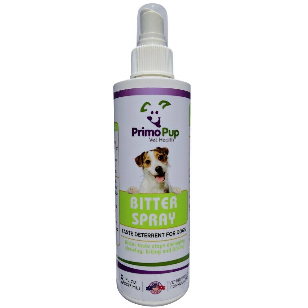 [Australia] - Primo Pup Bitter Spray Taste Deterrent for Dogs Vet Health | Stops Damaging Chewing, Biting and Licking | 8 fl oz 