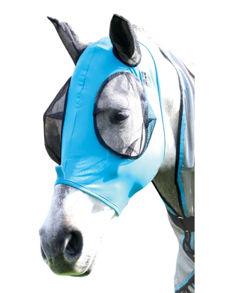 Professional`S Choice Comfort Fit Fly Mask HORSE Pacific Blue - PawsPlanet Australia